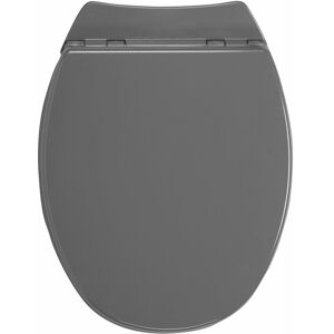 Allibert - Abattant wc en bois compressé - fermeture progressive et déclipsable serenity 2 gris anthracite - Gris anthracite - Publicité