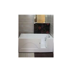 Azura Home Design - Baignoire à porte eulalie 140/150/160 x76x60 cm - Dimensions: 140cm - Publicité