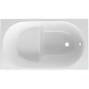 JADE blanc verre rectangulaire TUB SHELL + 105 x 70 cm assise s/panneau - Publicité