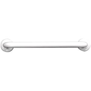 - Barre d'appui droite Ø32 - époxy blanc long 450mm