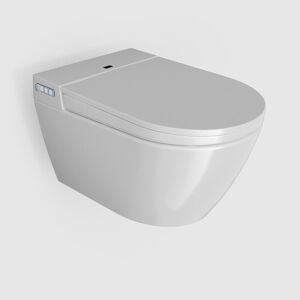 Bernstein Toilettes japonaises céramique wc japonais suspendus, wc lavant hygiénique avec Télécommande, siège chauffant, séchage air chaud et stérilisateur - Publicité