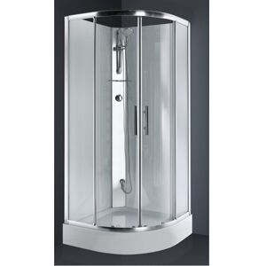 Novellini - Cabine de douche 1/4 de rond carat 90x90 cm Thermostatique - Publicité