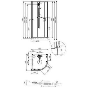 Leda - cab.kara 1/4 rd 90 pc vt blc L11KA8Q0101 - Publicité