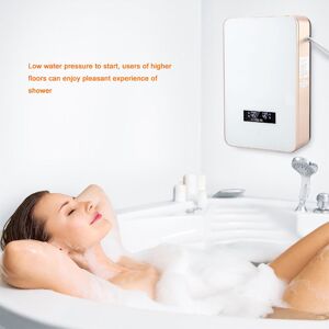 Rapanda - Chauffe-eau instantané,Chauffe-eau électrique instantané sans réservoir, 220V, 8500W, pour la maison, la salle de bain, la douche, blanc - Publicité