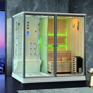 BOREAL SAUNA Combi Sauna Douche Hammam Boreal® SH220D - droite - Publicité