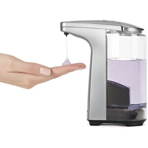 Distributeur de savon liquide à capteur 237 ml en nickel brossé - Argent - Simplehuman - Publicité