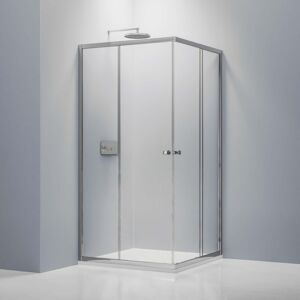 Paroi de douche verre Cabine de douche d'angle intégrale étanche Parre douche portes coulissantes - Toutes tailles - NT506 - 120x90cm - Bernstein - Publicité