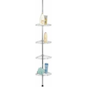 Wenko Etagère d'angle de douche - Inox - H.56/275 cm - 275 x 20 x 20 - Argent - Publicité