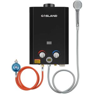 GASLAND CHEF GASLAND BE264B chauffe-eau à gaz 10L 50mbar, système de douche chaude sans réservoir pour l'extérieur avec affichage numérique, chauffe-eau LGP - Publicité