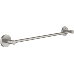 Barre porte-serviettes Essentials 50cm finition Supersteel - Grohe - Publicité