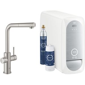 Blue Home Kit de démarrage Mitigeur bec l Supersteel (31539DC0) - Grohe - Publicité