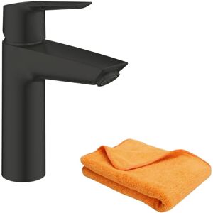 Grohe - Mitigeur lavabo Start noir m + microfibre - noir mat - Publicité
