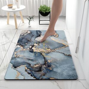 Groofoo - Tapis de Salle de Bain Naturel en diatomée, 40X60cm Tapis de Bain en Terre de diatomée Absorbant l'eau,Tapis de sol de salle de bain design absorbant 4 couches,Convient pour baignoire, porche - Publicité