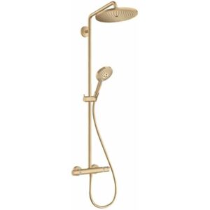 Hansgrohe - Croma Select s - Set de douche Showerpipe 280 avec thermostat, bronze brossé 26890140 - Publicité