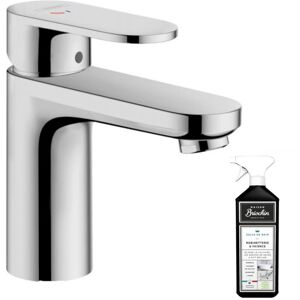 Hansgrohe - Mitigeur lavabo Vernis Blend 70 CoolStart avec tirette et vidage Chromé + nettoyant Briochin - chrome - Publicité