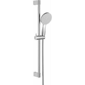 ONECE Ensemble Barre De Douche avec Flexible en Acier Inoxydable, Grande Douchette à Mains Φ12cm, Support de Douche Réglable en Hauteur, Colonne De Douche - Publicité