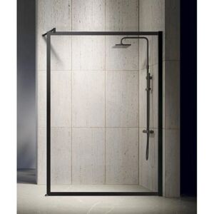 Novellini - Paroi de douche Fixe kuadra h Sérigraphié frame 120 cm - Publicité