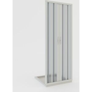 IDRALITE Porte paroi de douche pliante pvc réductible 185 cm mod. Giglio avec ouverture Centrale 110 cm - Publicité