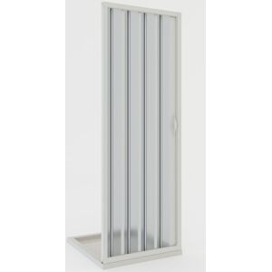 IDRALITE Porte paroi de douche pliante pvc réductible 185 cm mod. Giglio avec ouverture Latérale 150 cm - Publicité