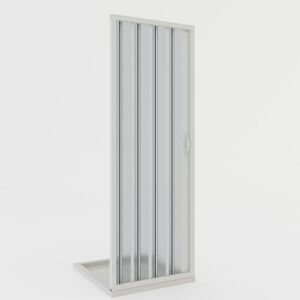 IDRALITE Porte paroi de douche pliante pvc réductible 185 cm mod. Giglio avec ouverture Latérale 130 cm - Publicité