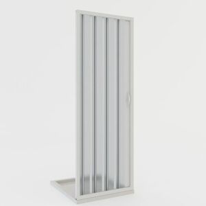 IDRALITE Porte paroi de douche pliante pvc réductible 185 cm mod. Giglio avec ouverture Latérale 100 cm - Publicité
