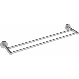 Porte-serviette en inox 2 barres 60 cm coperblink chromé brossé - Chromé - Allibert - Publicité