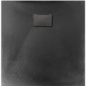 Receveur de douche noir série gt en smc - largeur 80cm - accessoires sélectionnables avec système d'évacuation type b, 80x80cm (de) - Bernstein - Publicité