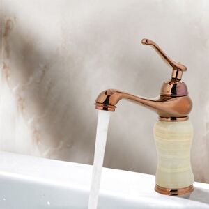UGREAT Robinet européen chaud et froid, robinet de salle de bains Antique G1/2 (or Rose) - Publicité