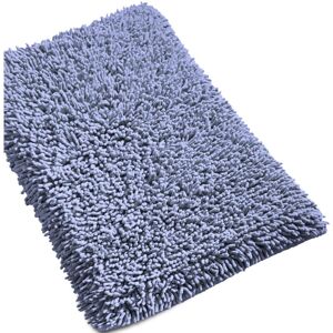 LINNEA Tapis de bain chenille - Bleu mer - Publicité