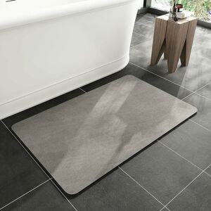 Xinuy - Tapis de bain en caoutchouc antidérapant à séchage rapide super absorbant fin tapis de salle de bain s'adapte sous la porte-lavable salle de bain tapis de sol-tapis de douche pour devant la baignoire, - Publicité