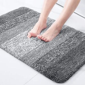 Ahlsen - Tapis de Bain en Microfibre Extra Doux, Tapis Salle de Bain Antidérapant et Lavable en Machine, Tapis de Douche Absorbant l'eau,4161cm - Publicité