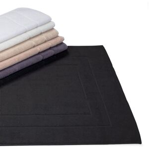 Linnea - Tapis de bain flair Carré 60x60 cm - Noir - Publicité