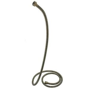 Trade Shop Traesio - Pomme De Douche Flexible En Bronze Tuyau Pour Douchette Baignoire 200/150 Cm -150 Cm - - Publicité