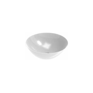 - Vasque à poser en céramique blanche brillante 155x416 mm Musa  Couleurs: Blanc brillant - Blanc brillant