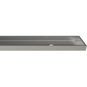 Barrette de finition à carreler Wedi Fundo pour évacuation linéaire 70cm en inox brossé