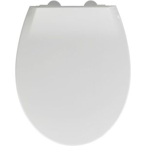 WENKO Abattant WC avec réducteur intégré Syros, abattant WC avec reducteur wc enfant, frein de chute, duroplast antibactérien, 37x44 cm, blanc - Publicité