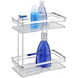 Wenko - 20410100 Premium Etagère 2 Niveaux Inox 24,5 x 13 x 30,5 cm - Publicité