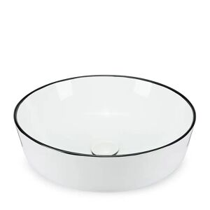 NV GALLERY Lavabo AMSTERDAM Salle de bain Vasque a poser ceramique blanche O41 Blanc