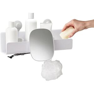 Large étagère de douche avec miroir Easystore Joseph Joseph [Gris métallisé] - Publicité