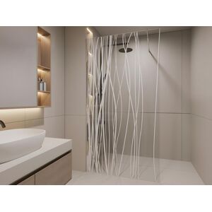 Shower & Design Paroi de douche à l'italienne DANNA sérigraphiée - 140x200cm
