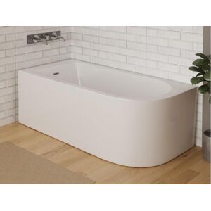 Shower & Design Baignoire d'angle - 240L - 170 x 75 x 58 cm - Blanche - Angle gauche - ANIKA - Publicité