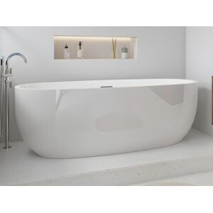 Shower Design Baignoire ilot 238L 170 x 80 x 58 cm Blanche Acrylique NICA