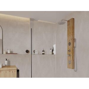 Shower & Design Colonne de douche hydromassante en bambou - 20140 cm - SOLAL