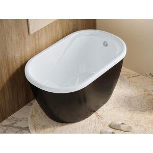 Shower & Design Baignoire sabot - 165 L - 120 x 75 x 65 cm - Noire - PICCOLA