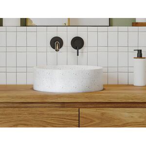 Shower & Design Vasque ronde a poser en terrazzo - 39 cm - DUKAT