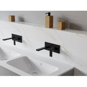 Shower & Design Robinet mitigeur mécanique à encastrer carré - Noir mat - VISTULA - Publicité