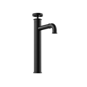 Shower & Design Robinet mitigeur mécanique surélevé - H30,3 cm - Noir mat - KODVA