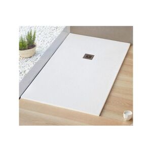 SANYCCES Receveur de douche 90 x 180 cm extra plat LOGIC surface ardoisee rectangulaire blanc