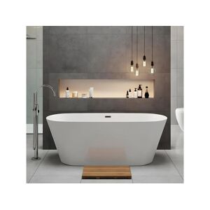 STANO Baignoire îlot design ovale FINDLAY blanche 160 cm