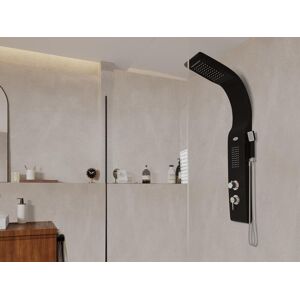 Shower Design Colonne de douche hydromassante noire 20132 cm KOURBEA
